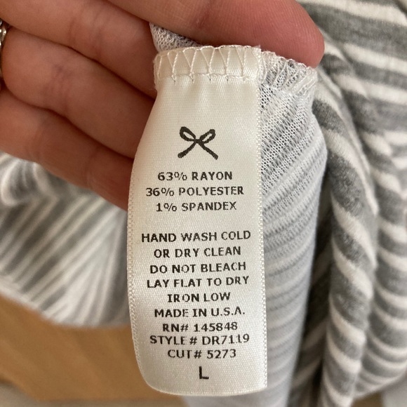 Everly Striped Halter Dress Size Large - Picture 5 of 5